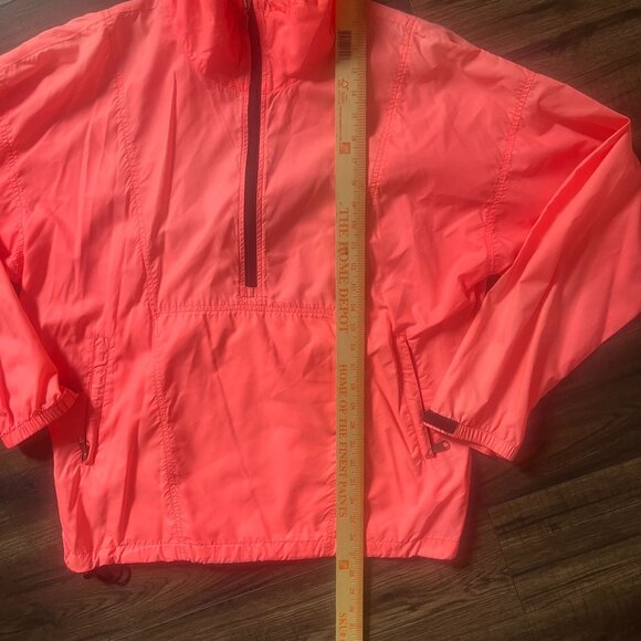 The North Face Mens Quarter Front Windbreaker Jacket Medium Pink Salmon Peach - Picture 5 of 7